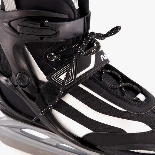 Power Play ijshockeyschaatsen zwart zilver