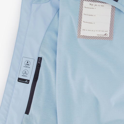 Kinder regenjas lichtblauw