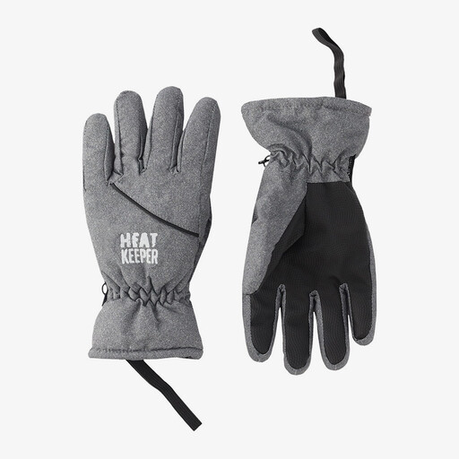 Heat Keeper kinder thermo handschoenen grijs