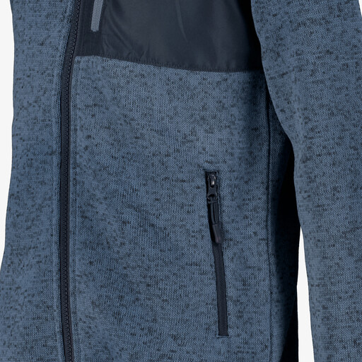 Jongens fleece vest blauw