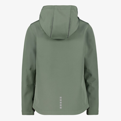 Kinder softshell jas groen