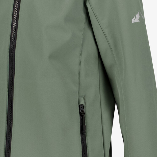 Kinder softshell jas groen