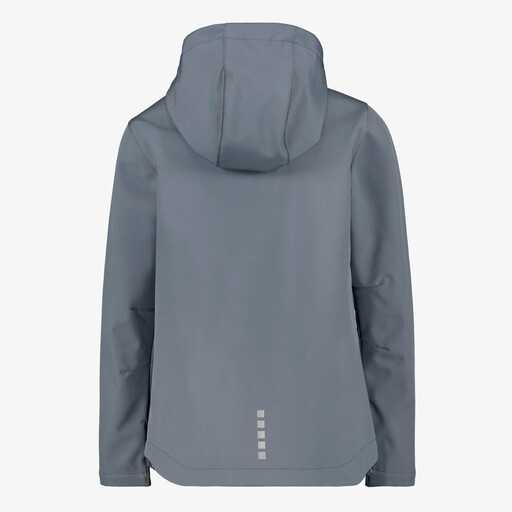 Kinder softshell jas grijs