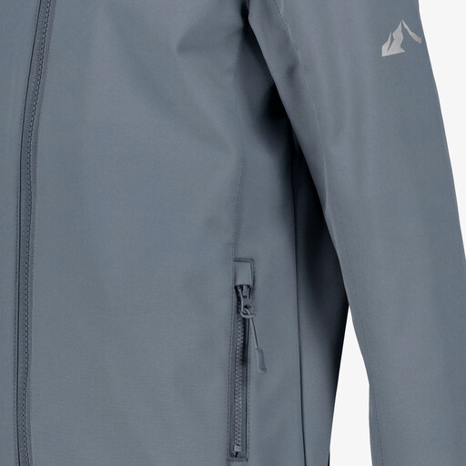 Kinder softshell jas grijs