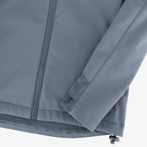 Kinder softshell jas grijs