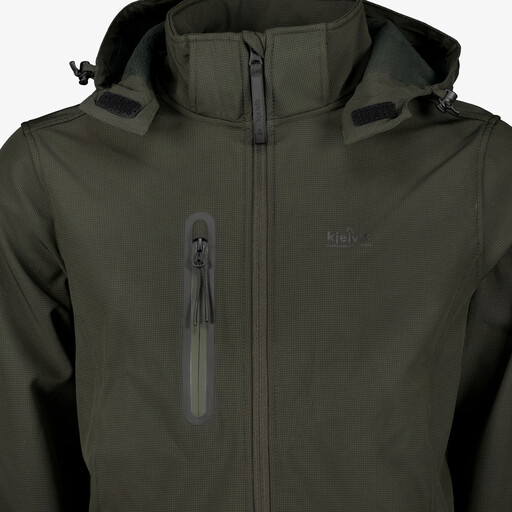 Heren softshell jas groen