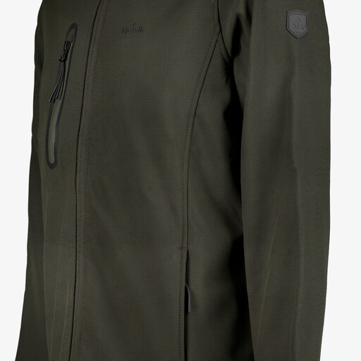 Heren softshell jas groen