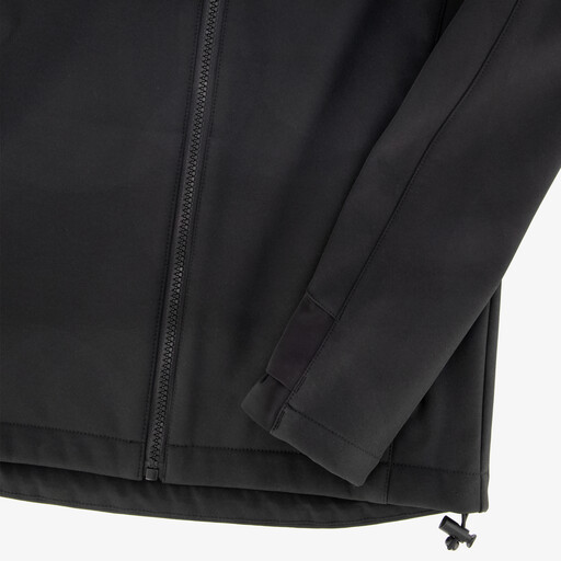 Kinder softshell jas zwart