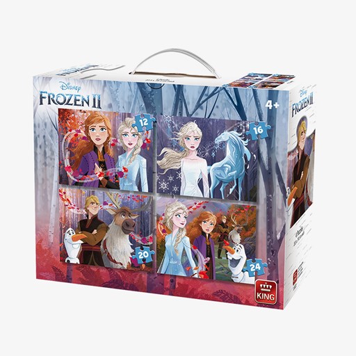 Puzzel 4 in 1 Frozen 2