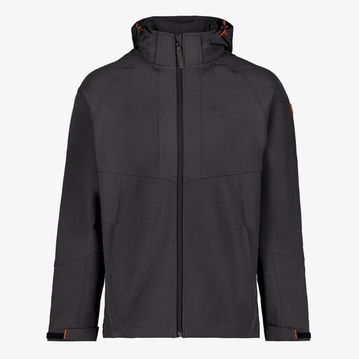 Softshell heren jas zwart