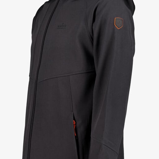 Softshell heren jas zwart