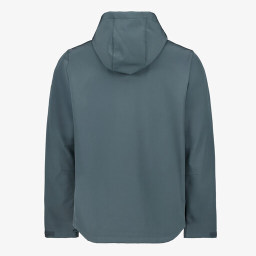 Heren softshell jas blauw