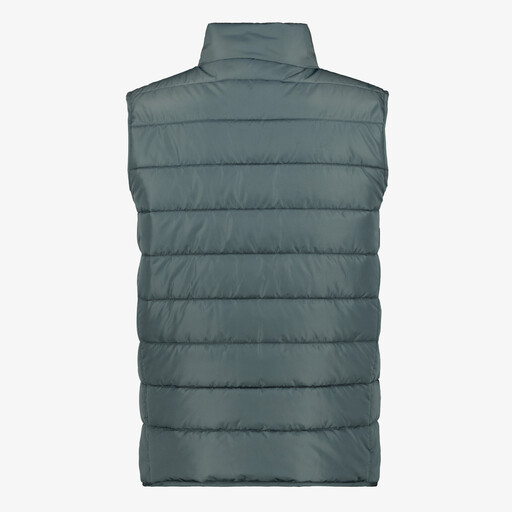 Heren bodywarmer grijs groen