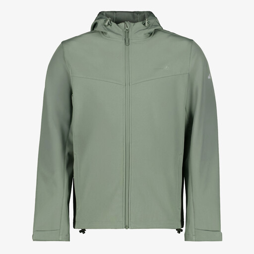 Heren outdoor softshell jas groen