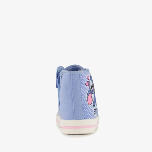 Hoge meisjes sneakers blauw