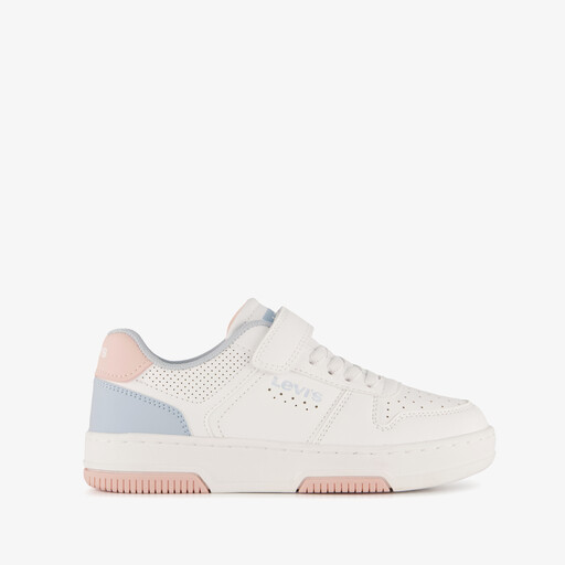 Meisjes sneakers wit pastel