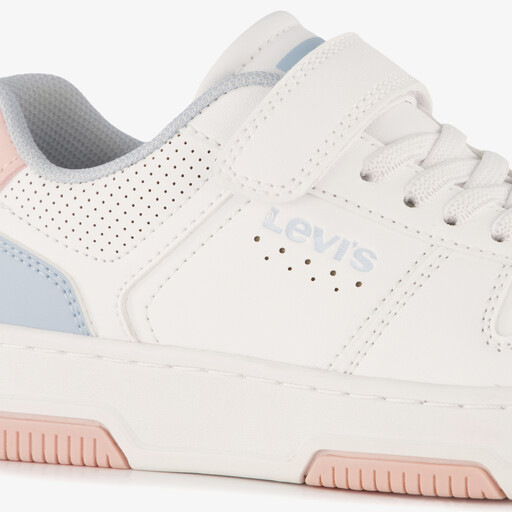 Meisjes sneakers wit pastel