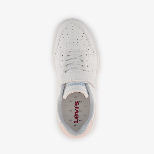 Meisjes sneakers wit pastel