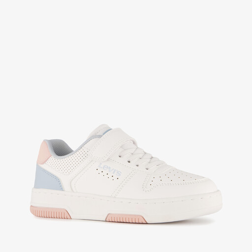 Meisjes sneakers wit pastel