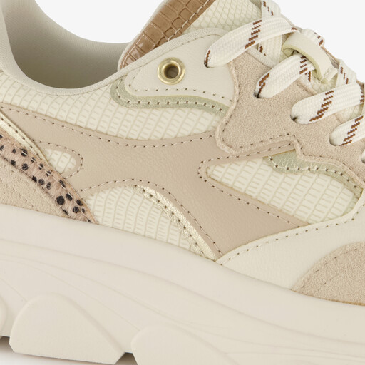 Dames sneakers beige