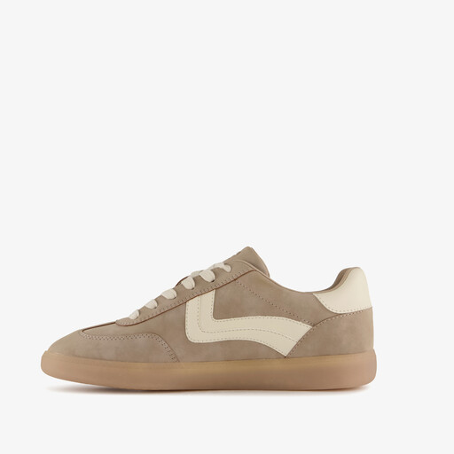 Dames sneakers taupe beuge