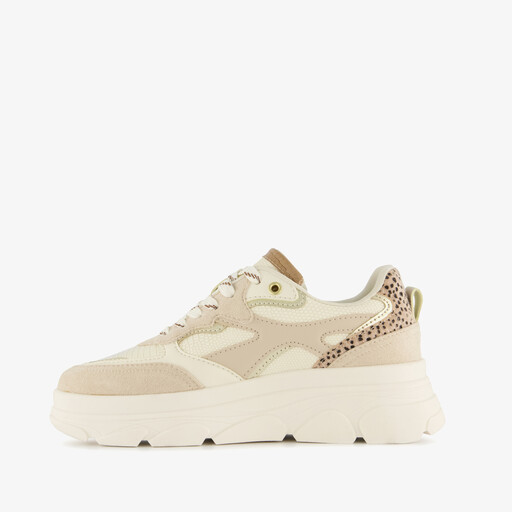 Dames sneakers beige