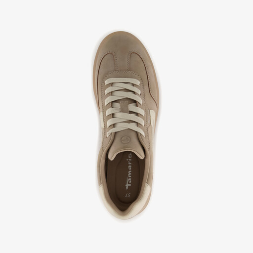 Dames sneakers taupe beige