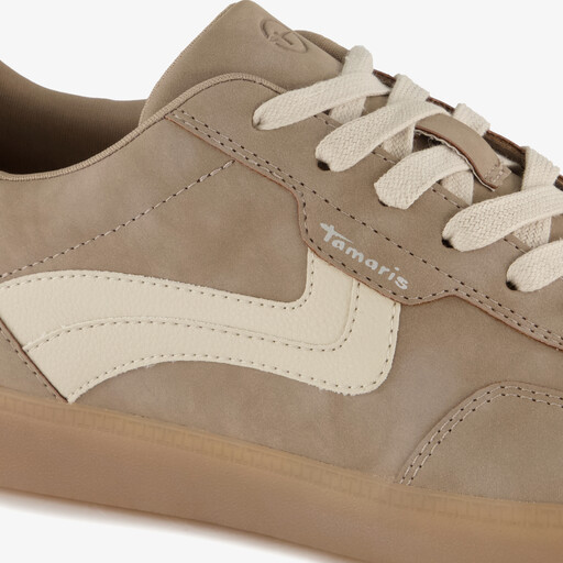Dames sneakers taupe beige