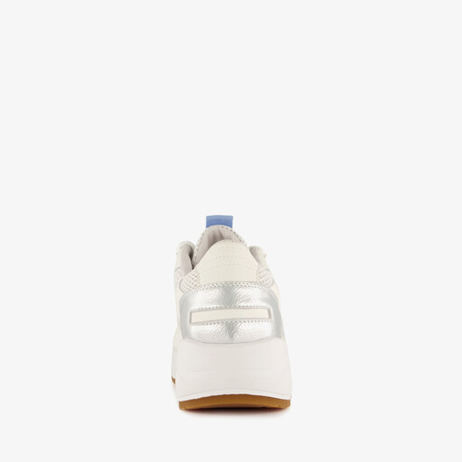 Leren dames sneakers wit