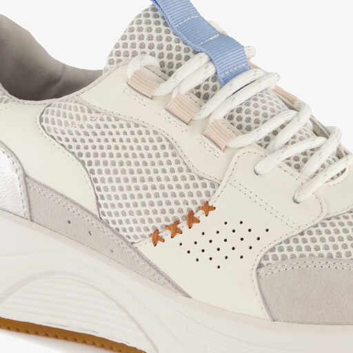 Leren dames sneakers wit