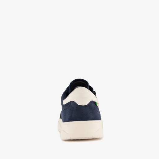 Suède heren sneakers donkerblauw