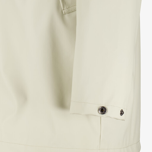Lange dames regenjas lichtbeige