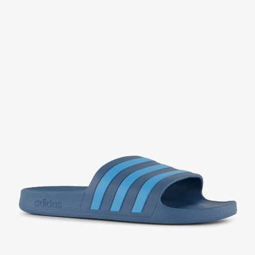 Aqua heren badslippers blauw