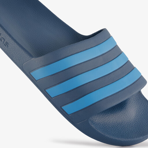 Aqua heren badslippers blauw