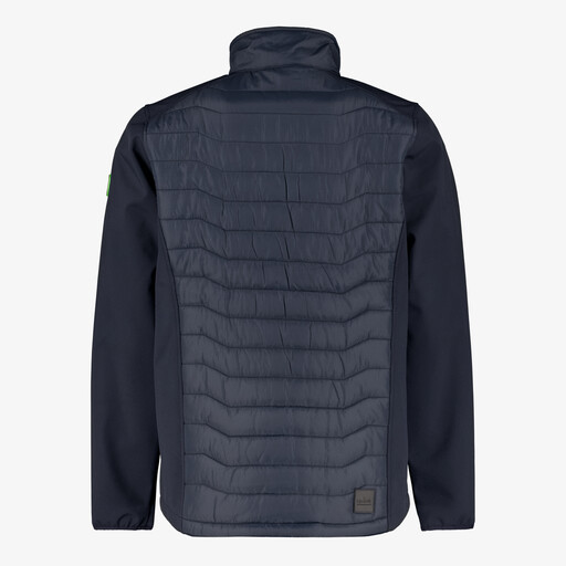 Hybride heren jas donkerblauw