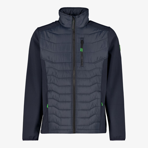 Hybride heren jas donkerblauw