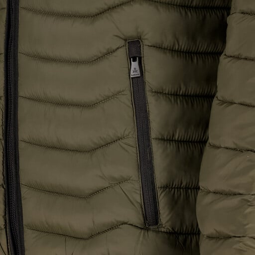 Hybride heren jas groen