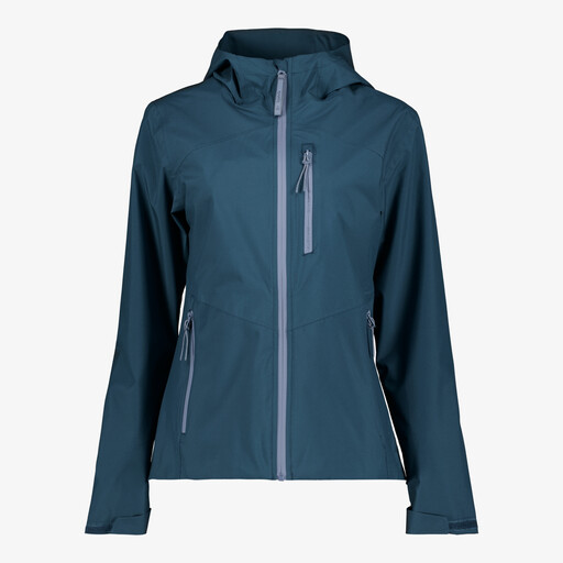 Waterdichte dames jas blauw
