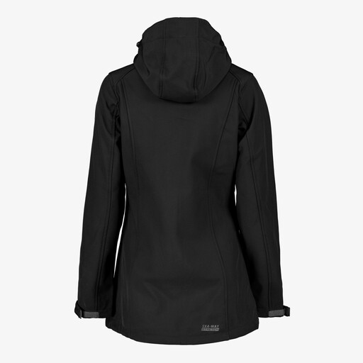 Softshell dames jas zwart