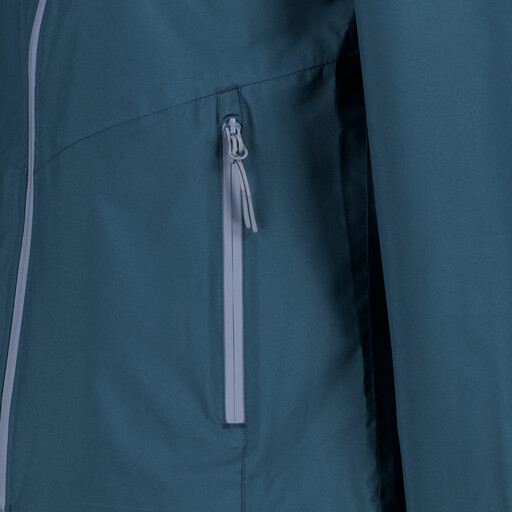 Waterdichte dames jas blauw