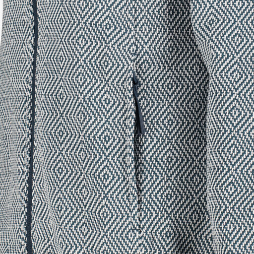 Dames vest gebreid blauw