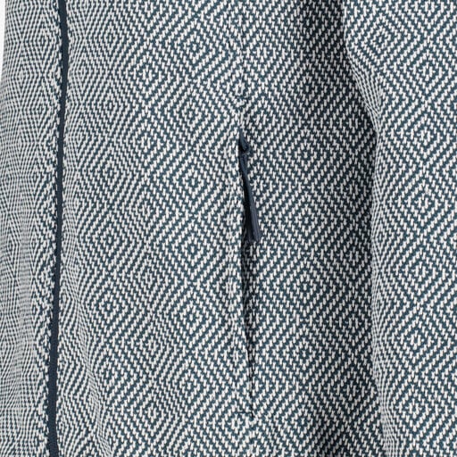 Dames vest gebreid blauw