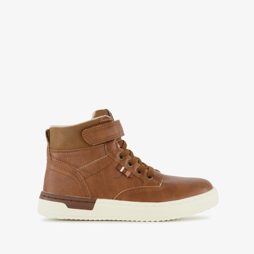Gevoerde jongens veterboots cognac