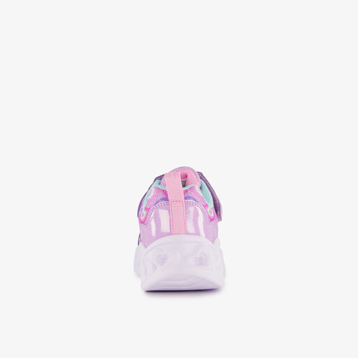 Heart Lights meisjes sneakers met lichtjes in pastelkleuren
