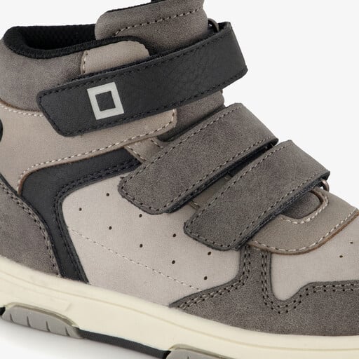 Jongens sneakers grijs zwart