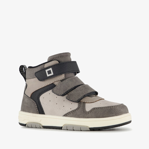 Jongens sneakers grijs zwart