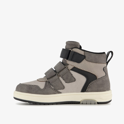 Jongens sneakers grijs zwart