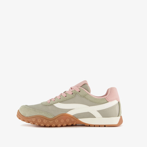 Dames sneakers groen roze