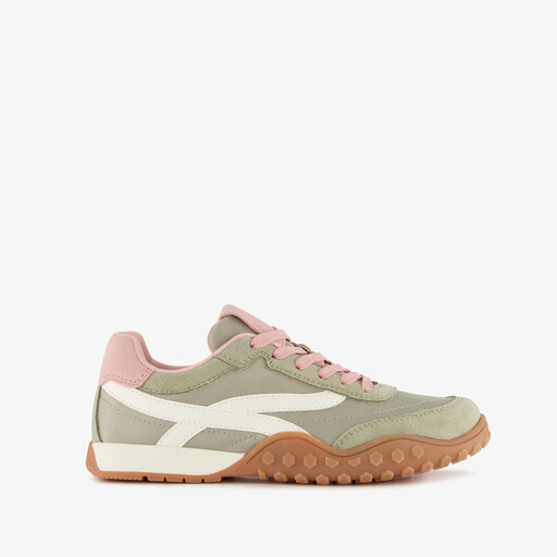 Dames sneakers groen roze