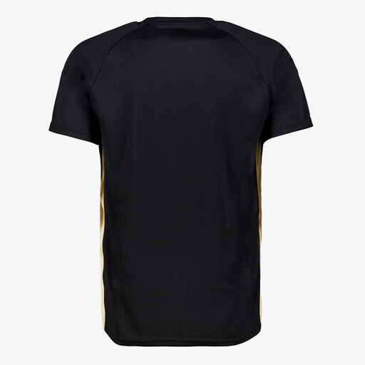 Heren voetbal T-shirt zwart
